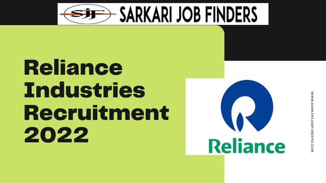 Reliance Industries Recruitment 2022