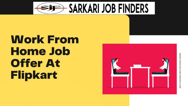 Work From Home Job Offer At Flipkart