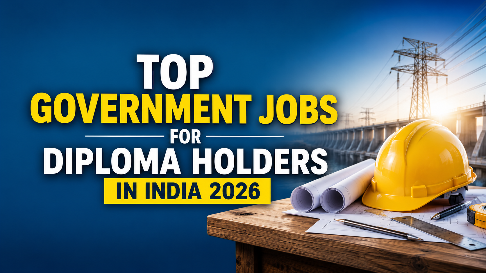 Top Government Jobs for Diploma Holders in 2026: SSC JE, RRB JE, PSU & DRDO Openings Explained